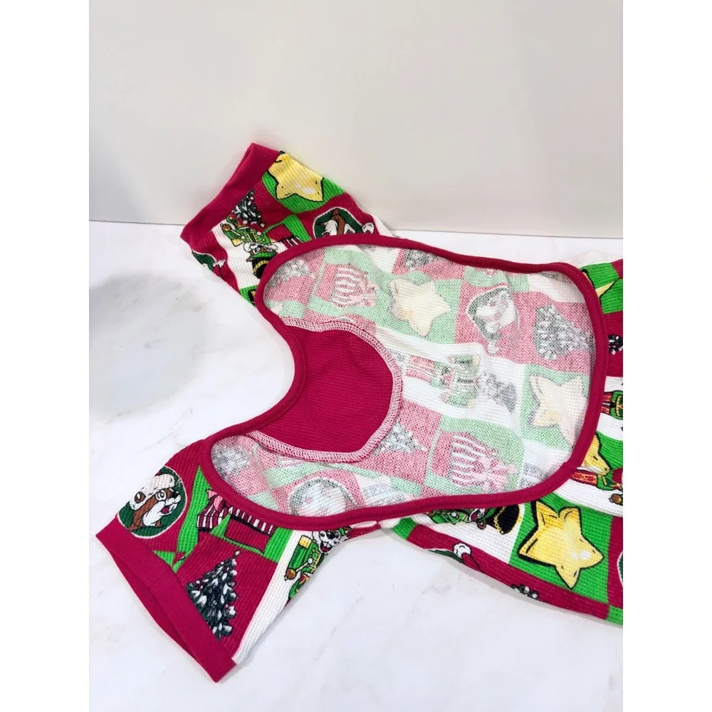 Buc-ee's Dog Pajamas Holiday Waffle Knit  Pet Essentials XL Christmas